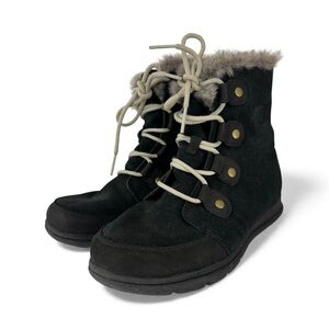 Sorel Explorer Joan Waterproof Boots Women’s Size 9.5 Snow Boots Faux Fur Comfy